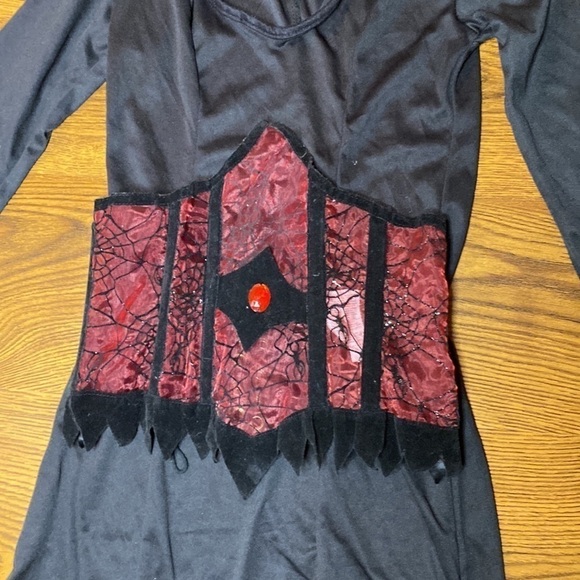 🌷Fashion Witch Costume🌷 Includes Ruby Corset / Nefertiti Wig /  Pharaoh Belt - Picture 4 of 17